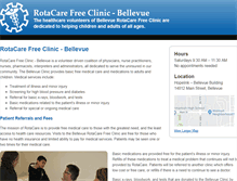 Tablet Screenshot of bellevuerotacare.org
